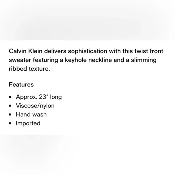 Calvin Klein Women's Tan Ribbed Top NWT Sz L  Taupe - Picture 7 of 7